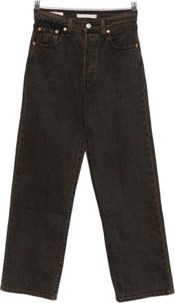 Levi's Straight Jeans - Dames - Cropped Jeans - Bruin - W29 - Jeans