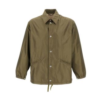 Kaptain Sunshine Light Jackets, male, Green, L, Silk Poly Coach Jacket