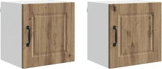 vidaXL Mueble De Cocina 2 Pcs Roble Artesanal 40 X 31 X 40 Cm Vidaxl