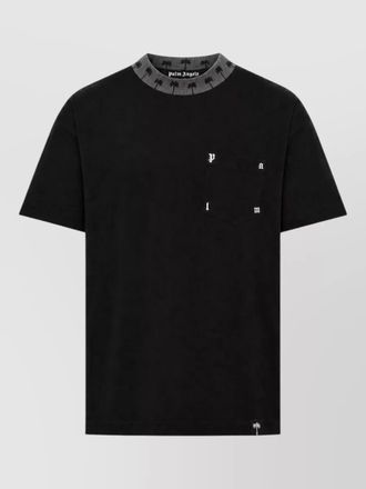 Palm Angels ribbed long-sleeve polo shirt