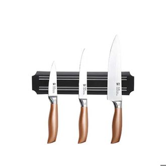 San Ignacio Coltelli Da Cucina San Ignacio Copper Knife Set Lavaggio A Mano Ergonomico