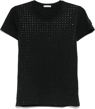 Moncler T-shirt in cotone - Nero