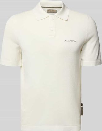 Marc O'Polo Regular Fit Poloshirt aus reiner Baumwolle - Marc OPolo &times; DFB Travel Collection in Offwhite, Gr&ouml;&szlig;e XXXL
