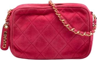 Chanel Pre-owned Vintage Crossbody Bag - Dames - Vintage Schoudertas - Rood - ONE Size - Leer - Vintage
