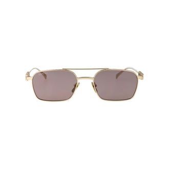 Gucci Sunglasses, unisex, Brown, Size: 54 MM Rectangle Sunglasses