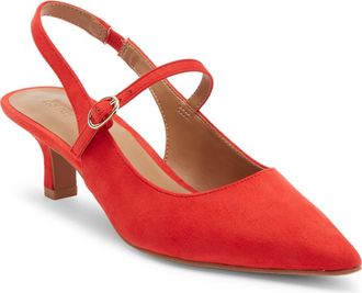 Nordstrom Rack Miranda Slingback Pump in Red Tomato at Nordstrom Rack, Size 5.5