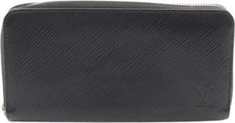 Louis Vuitton Pre-owned Wallets, female, Black, Size: ONE SIZE Pre-owned Vintage Leather Wallet