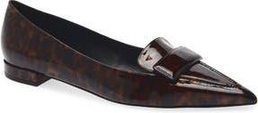 Stuart Weitzman Sovinnie Patent Loafer Flat in Dark Brown at Nordstrom Rack, Size 5