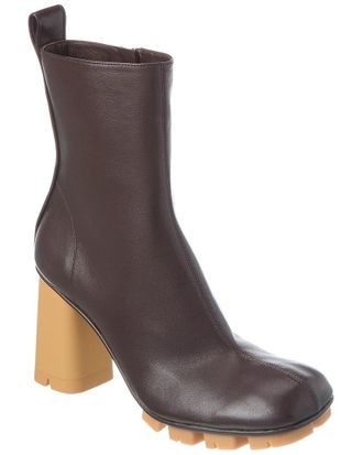 Bottega Veneta Shore Leather Bootie