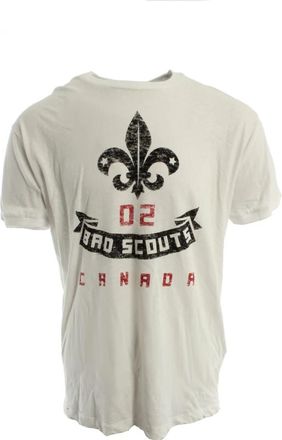 Dsquared2 T-shirt - Heren - T-shirts - Wit - S - Katoen - Tops