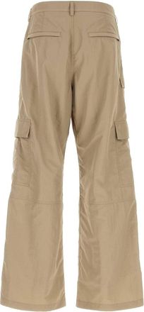 Balenciaga Mens Pants Cargo Beige Nylon