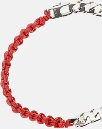 Plan C Collana Catena Con Cordino Arancione Vermiglio