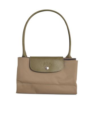 Longchamp L Le Pliage Green Gr&uuml;ne Tela-Umh&auml;ngetasche