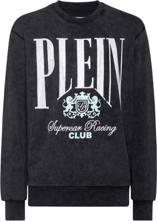 Philipp Plein Racing Club Sweatshirt - Heren - Sweatshirts - Zwart - XL - Katoen - Hoodies & sweatvesten