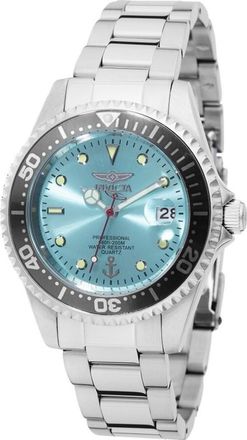 Invicta Ocean Voyage Quartz Light Blue Dial Mens Watch 50145