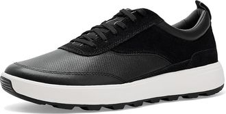 Johnston & Murphy Lucas U-throat Mens Shoes Black Full Grain/Suede : 10.5 M (D), Suede/Textile/Vinyl