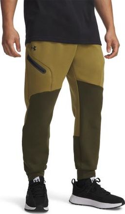 Under Armour Mens Unstoppable Fleece Joggers - Expedition Green/Black Size 3XL