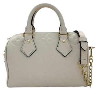 Louis Vuitton Pre-owned Vintage Mini Bag - Dames - Pre-owned - Beige - Maat: ONE Size Leer