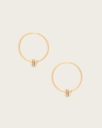 AllSaints Selene Bolt Hoop Earrings