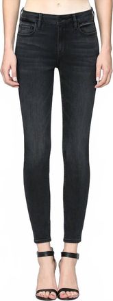 Hidden Jeans Amella Skinny Jeans With Clean Hem In Black