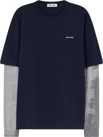 Miu Miu Mujer, Jerseys, Azul, Talla: S