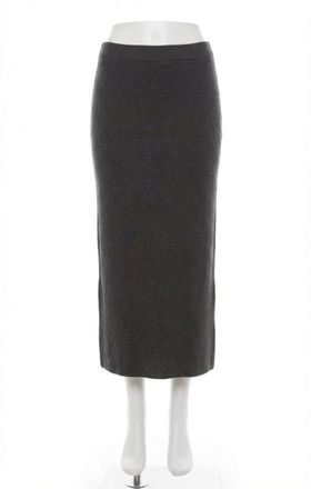 Z Supply Railroad Way Sweater Skirt In Grey