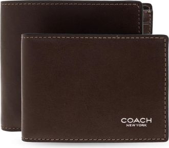 Coach 3 In 1 Portemonnee - Heren - Portefeuilles - Bruin - ONE Size - Leer - Accessoires