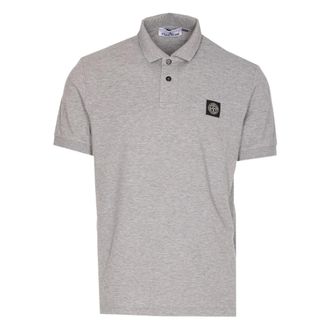 Stone Island Slim-fit Short-sleeve Polo Shirt with Compass Patch