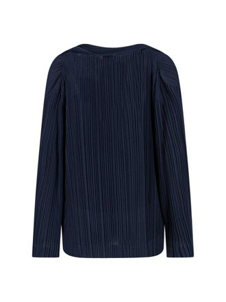 Giorgio Armani Womens Sweaters Blue Polyester