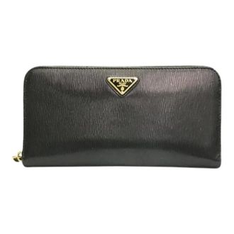 Prada Pre-owned Portafoglio Lungo Vintage (bi-fold) - - Pre-owned - Donna - Nero - ONE SIZE
