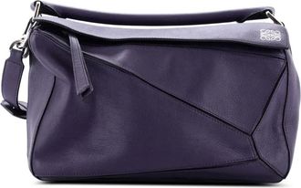 Loewe Puzzle Bag Leather Medium shoulder bag - Purple