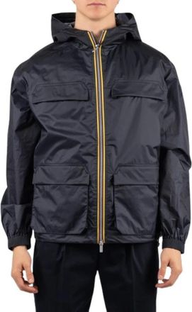 K-Way Jassen - Heren - Regenjassen - Blauw - S - Jassen