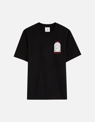 Casablanca Mens Casablanca Le Passage Short Sleeve T-Shirt - Black - Size: 42