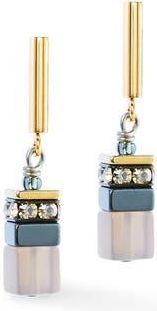 Coeur de Lion Geocube Precious Motion Gold Earrings in Stone Whisper at Nordstrom
