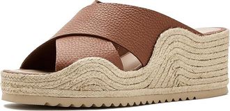 La Canadienne Rossa Womens Wedge Shoes Cognac : 11 M (B), Leather