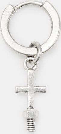 AllSaints Jude Cross Hoop Earring