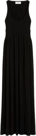Sportmax Panino Jersey Jurk - Dames - Maxi kleedjes - Zwart - M - Kleedjes