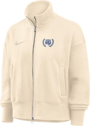 Nike Womens College (Tennessee State University) Nike Womens Phoenix Fleece Track Jacket in Brown | ZW052NTESU26-NAT