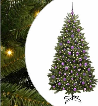 vidaXL Árbol de Navidad artificial Verde 180 cm PVC y Metal vidaXL
