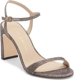 Stuart Weitzman Babette 85 Ankle Strap Sandal in New Pyrite at Nordstrom Rack, Size 10