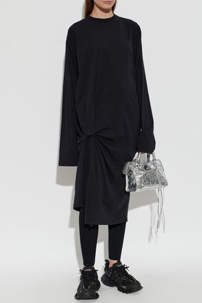 Balenciaga Dress With Long Sleeves, Womens, Black