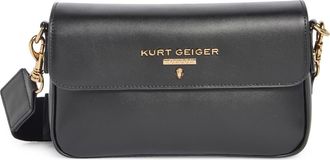Kurt Geiger Highgate Flap Camera Crossbody Bag in Black at Nordstrom Rack