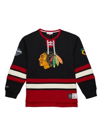 Mitchell & Ness Chicago Blackhawks Heritage lace-up pullover