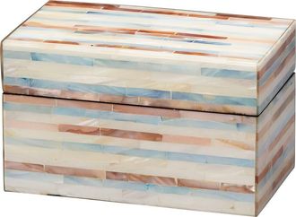 Jamie Young Co. Roosevelt Blue Mother of Pearl Decorative Box, Small at Nordstrom