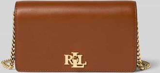Lauren Ralph Lauren Umhängetasche mit Label-Applikation in Cognac, Größe 1