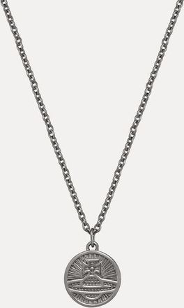 Vivienne Westwood Man. Richmond Pendant Necklace Silver Swarovski Crystals Men