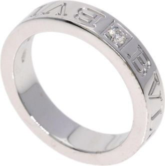 Bulgari White Gold (18K) Band Ring (Pre-Owned)