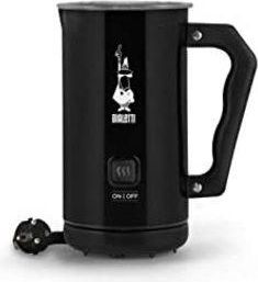 Bialetti Leche Frother El&eacute;ctrico, Leche Frother Por Cappuccino, Capacidad 150 Ml Cappuccino Or 300 Ml Caliente Leche, Negro