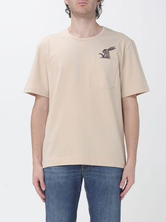Paul Smith T-shirt in cotone biologico con taschino e spalle scese