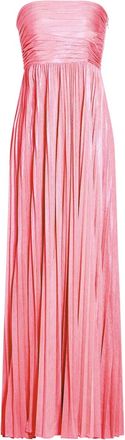 Retrofête Abito da sera Sevyn plissettato senza spalline - Rosa